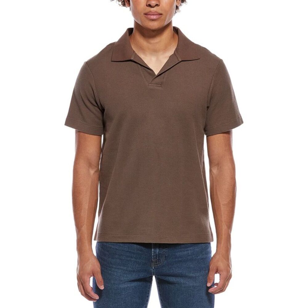 Frame Denim Mens  Jacquard Polo Shirt